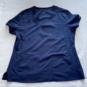 Med Couture Insight Navy Scrub Top - XL